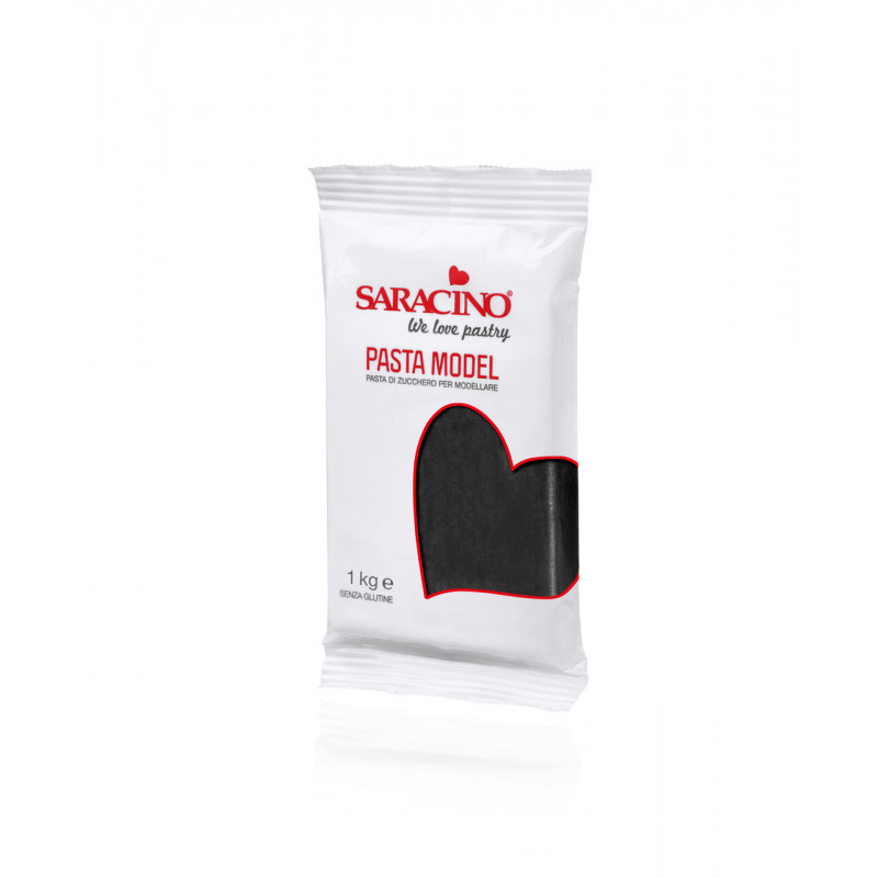 Modelling paste for figures CZARNA 1 kg Saracino modelling fondant