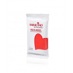 Modelovacia hmota na figúrky CZERWONA 1 kg Saracino lukier plastyczny