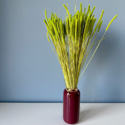 Getrocknete Blumen Tortendekoration Lametta blau 20 Zweige