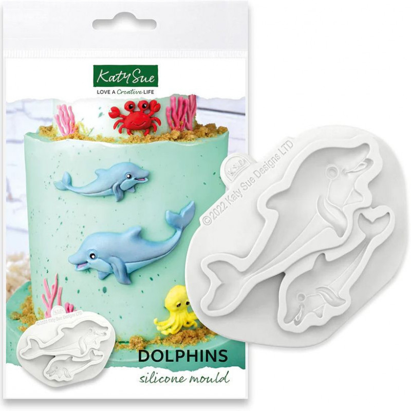 Katy Sue Seahorse silicone mould 4 designs