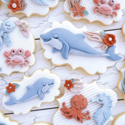 Katy Sue Seepferdchen Silikonform 4 Designs
