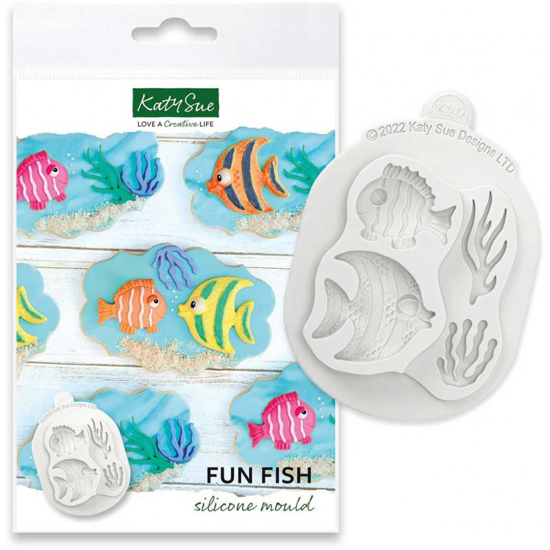 Katy Sue Seahorse silicone mould 4 designs