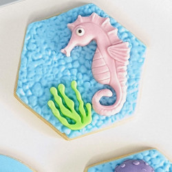 Katy Sue Seahorse silicone mould 4 designs