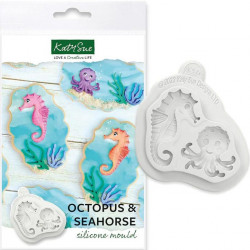 Katy Sue Seepferdchen Silikonform 4 Designs