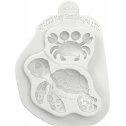 Katy Sue Seahorse silicone mould 4 designs