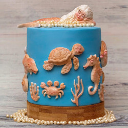 Katy Sue Seahorse silicone mould 4 designs