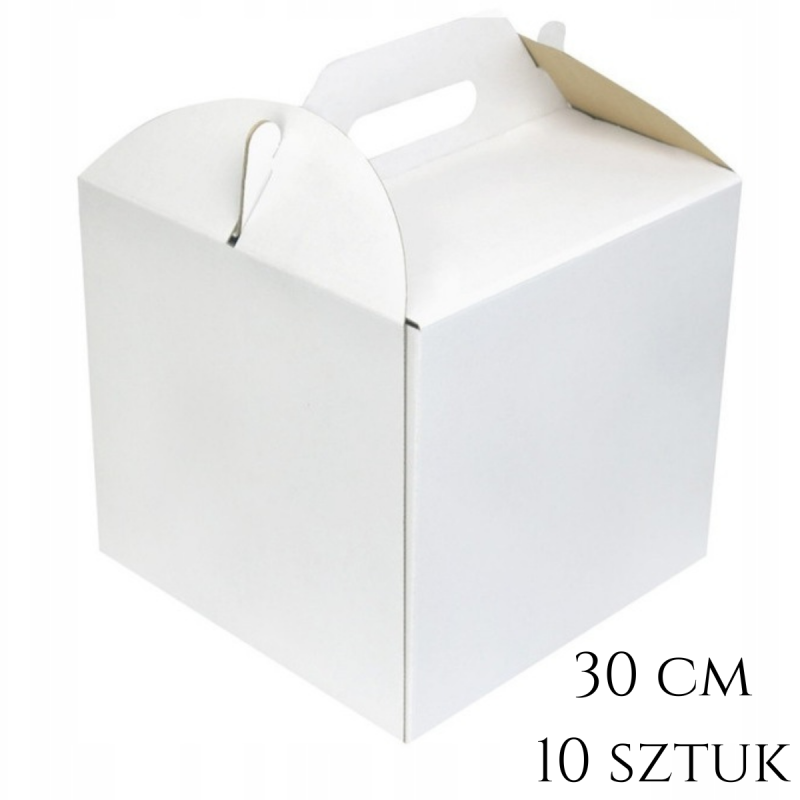 HIGH Packaging 30x30x25 cm White box 10 pcs.