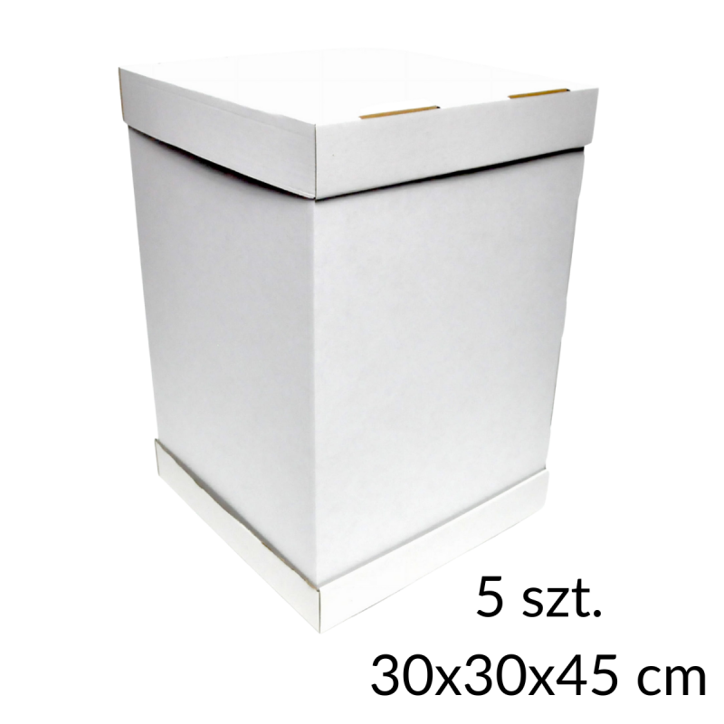 30x30 cm HIGH CAKE BOX 45 cm 5 COMPOSITIONS HIGH CAKE BOX