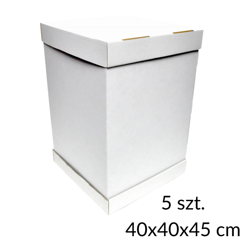 40x40 cm HIGH CAKE BOX 45 cm 5 COMPOSITE HIGH CAKE BOX