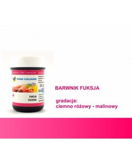 Barwnik w żelu Food Colours FUKSJA