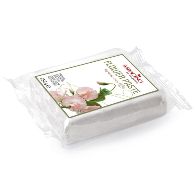 GUM PASTE 250 g Saracino Bouquet Blumen Modelliermasse