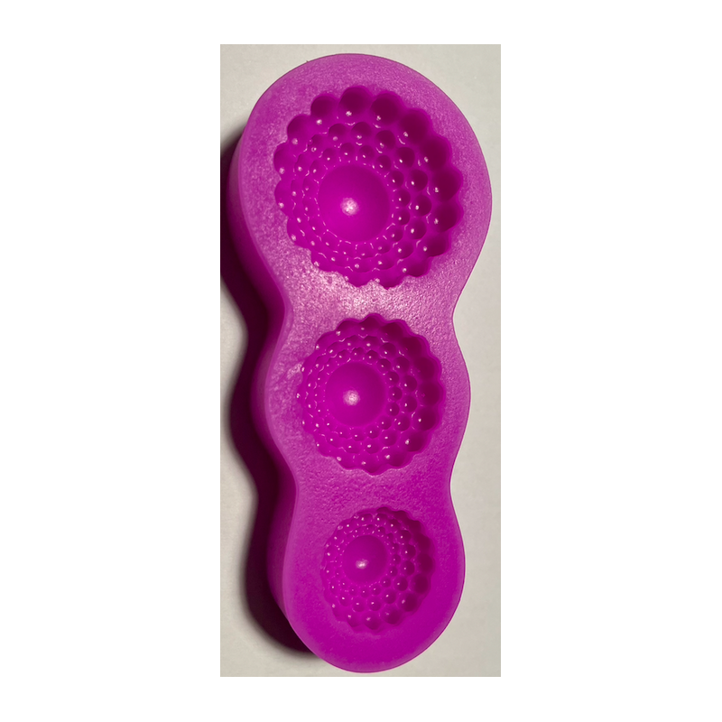 Silicone mold PC DALIA Brooch 3 sizes