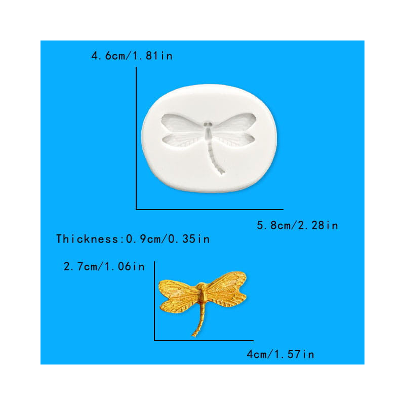 PC DRAGONFLY silicone mold