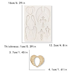 Forma silikonowa PC SKRZYDŁA KRZYŻE