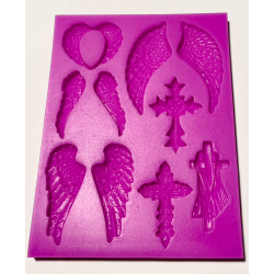 PC silikonová forma WINGS CROSSES