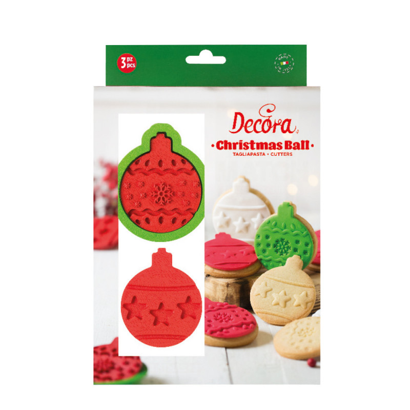 Decora-Formen mit Aufdruck Weihnachten Weihnachtsmann und