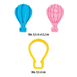 Foremki Decora z odciskiem BALON foremka i 2 stemple