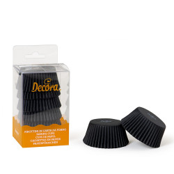 Papilotki Decora 75 szt CZARNE