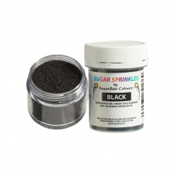 Posypka Sugarflair Silver CZARNY CUKIER 40g do tekstury