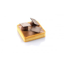 Rant perforowany do tarty 8 cm 6 sztuk Kwadrat Tarta
