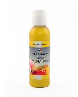 Barwnik PERŁOWY do aerografu ŻÓŁTY 135 ml Food Colours