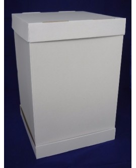 30x30 cm HIGH Box für einen 30x30 cm großen Stapelkuchen