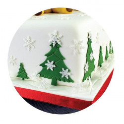 Wykrawaczki z tłoczkiem PME 3 szt. MINI ŚNIEŻYNKI