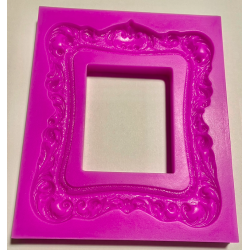 Silicone mold PC FRAME large 9,5 x 11 cm no. 1