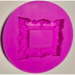 Forma silikonowa PC RAMKA średnia 4,5 x 5 cm