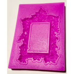 Forma silikonowa PC RAMKA średnia 4,5 x 6,5 cm