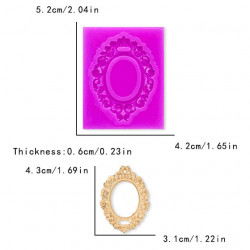 PC szilikon forma KERET kicsi 3 x 4 cm 9. sz.