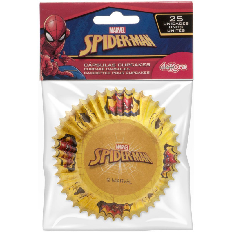 Papilotki 25 szt Spiderman