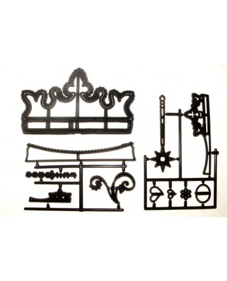 cutter Patchwork KORONA TIARA Księżniczka