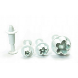 Culpitt-Stempel 4 Stk. Blühende Blumen