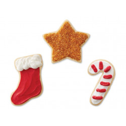 Set of molds 3 pcs Wilton Christmas Stocking Chick