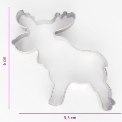 Rénszarvas forma 6 cm