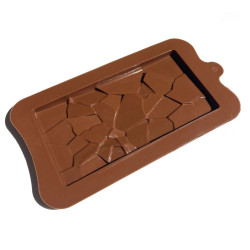 Cracked Crush chocolate bar silicone mold