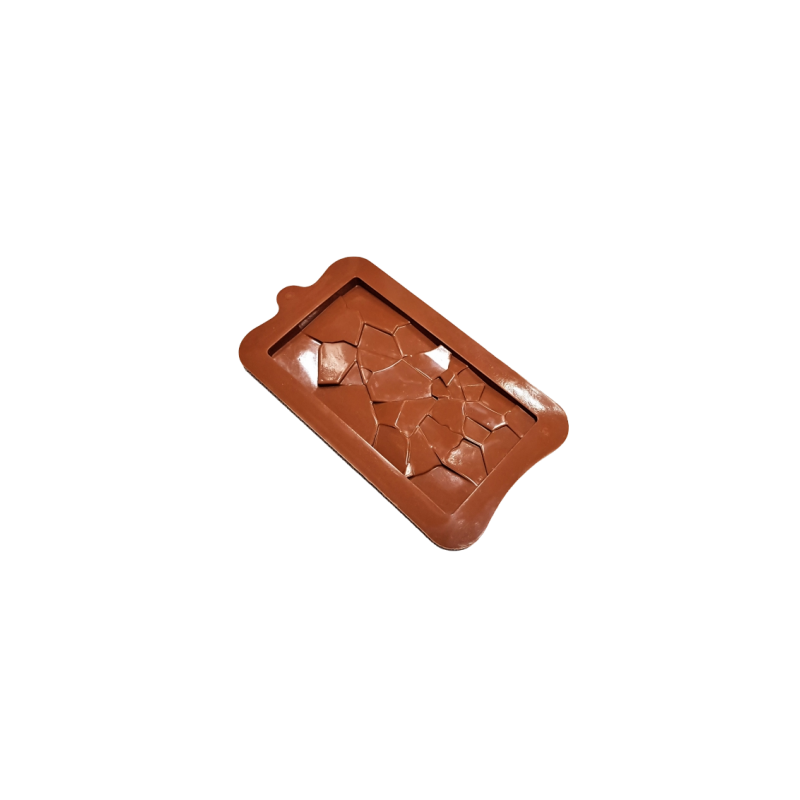 Cracked Crush chocolate bar silicone mold