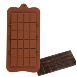 Classic chocolate bar silicone mold