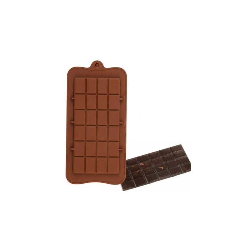 Classic chocolate bar silicone mold