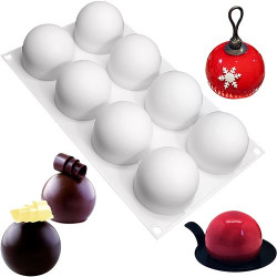 Forma silikonowa KULE 5 cm Półkule