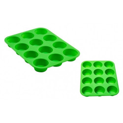 Silikonová pečicí forma na muffiny, muffiny, 12 otvorů