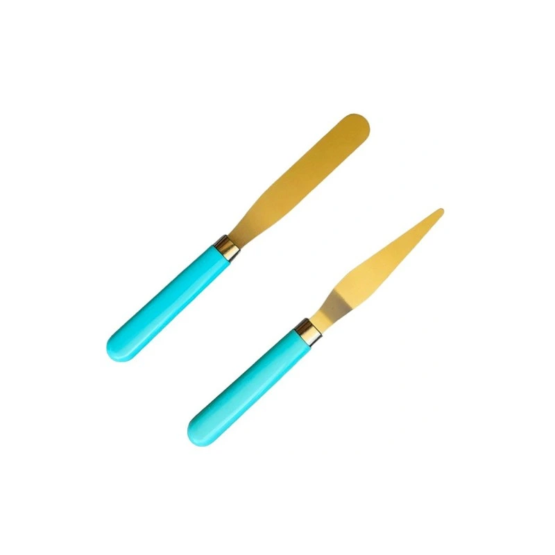 Špachtle 2 kusy, hladké a zakrivené, 21 cm