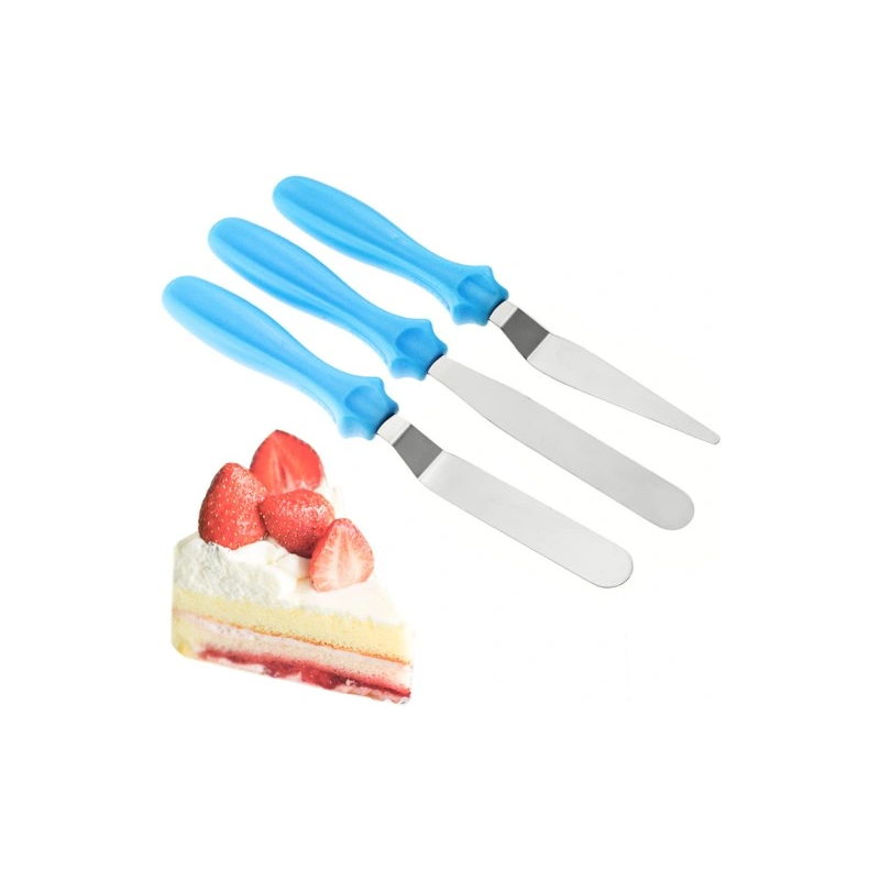 Spatula, 3 pieces, smooth and broken, 23 cm