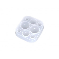 Forma silikonowa KULE 5 cm Półkule