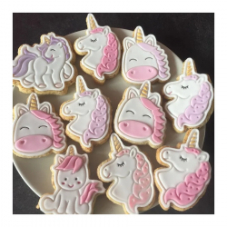 Wykrawaczki z tłoczkiem 6 szt. Jednorożec Unicorn