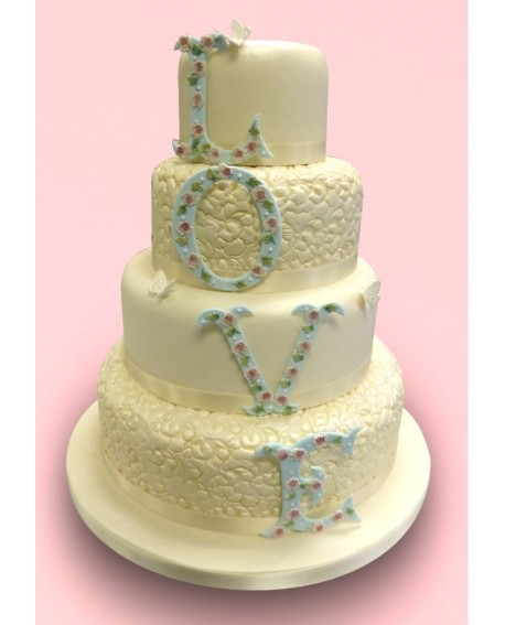 Patchwork Cutters kiszúró – LOVE felirat 8.5 cm