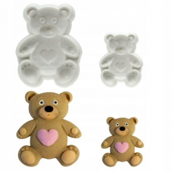 JEM Pop It Teddybärform 2 Größen Teddybären