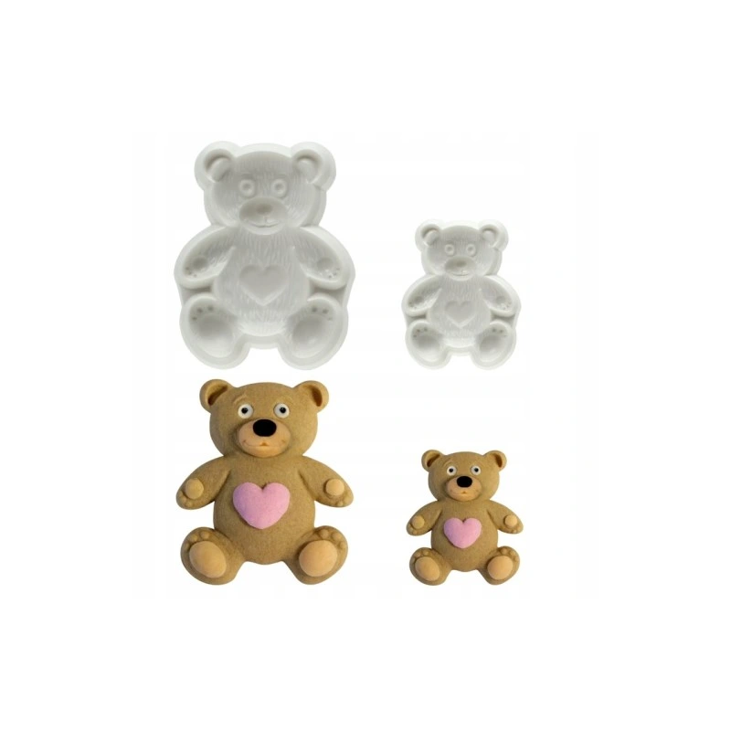 Teddybär-Form, 2 Größen