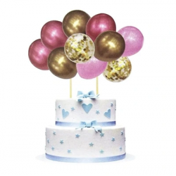 Topper BALL BALLONS Tortenaufleger